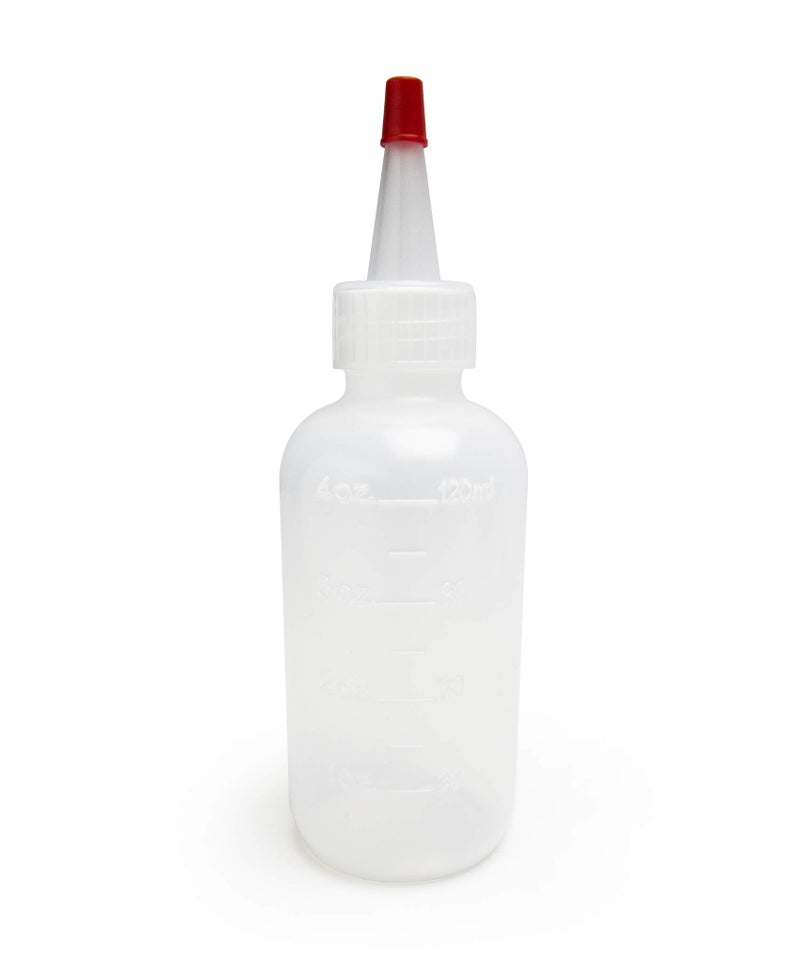 Bastex 13 Pack 4 Ounce Plastic Squeeze Bottles With Caps and Measurements. Small Mini Squeeze Bottle for Arts and Crafts, Paint, Icing, Liquids, Condiment, Glue. Sauces and More - Image 3